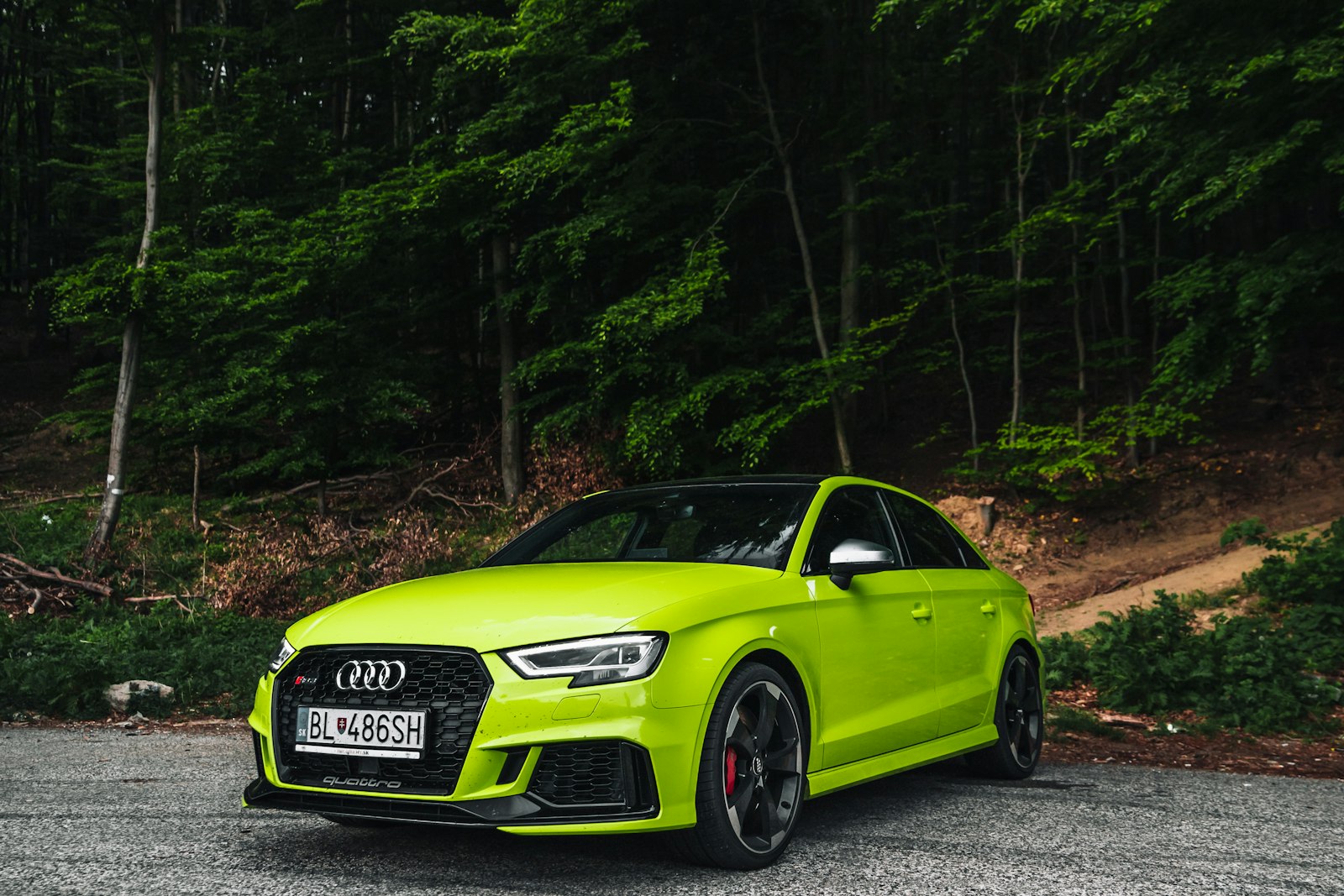 Audi RS5 verde